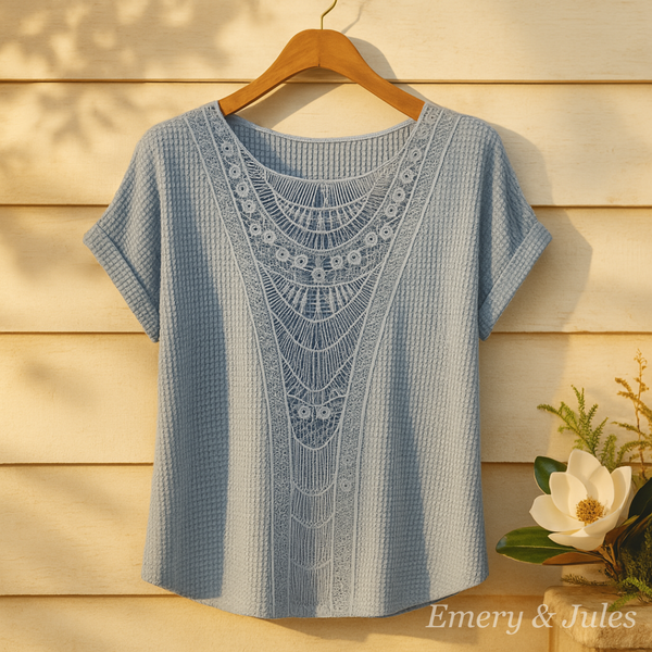 Lorine | Blouse élégante inspirée d'Ibiza