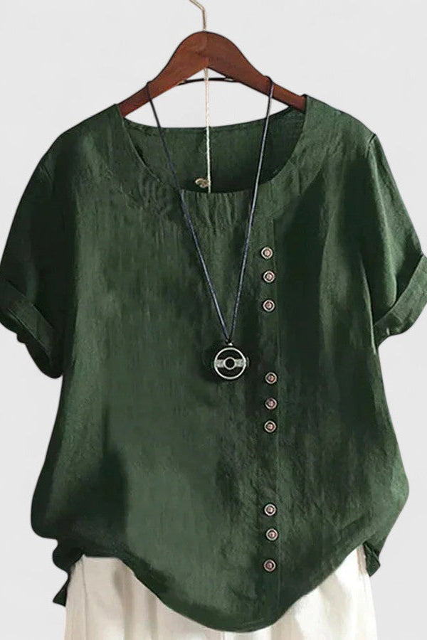 Elisavie | Blouse confortable à manches courtes