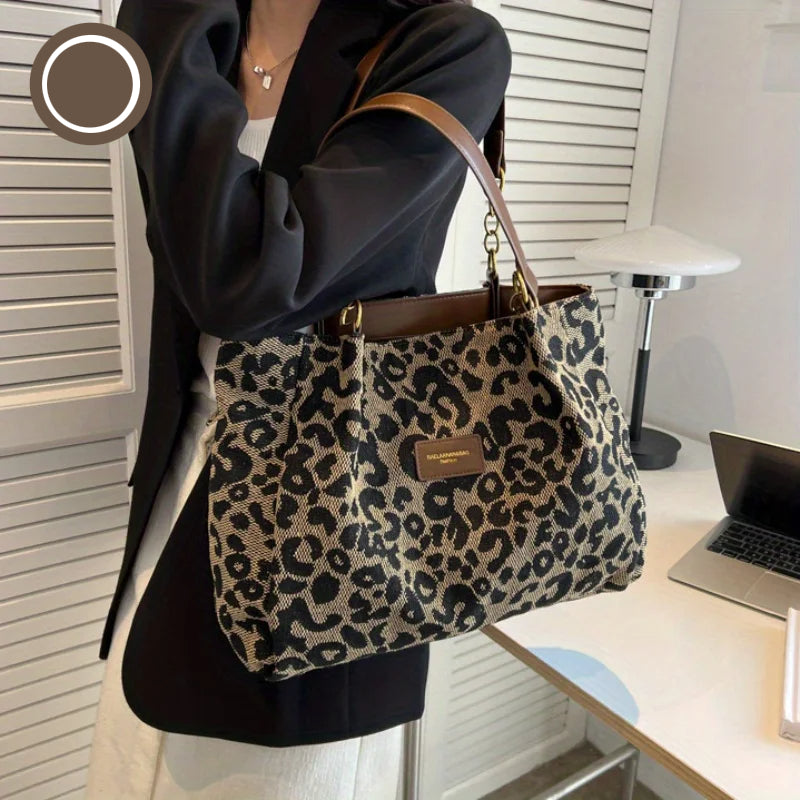 Olivia™ - Sac fourre-tout en toile avec détails faits main