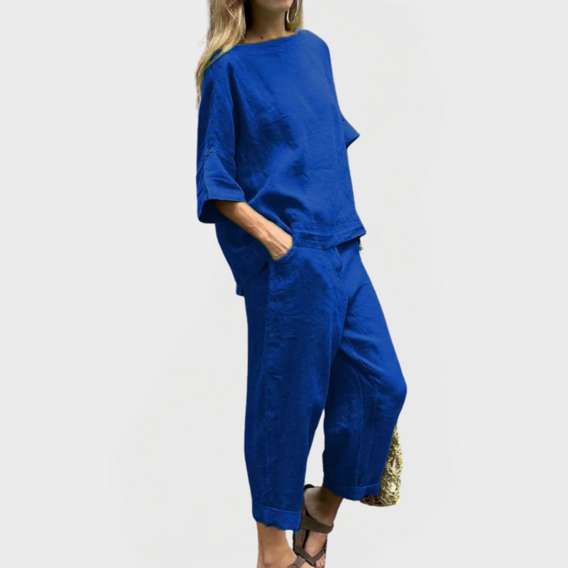 Ensemble de robe avec motifs naturels