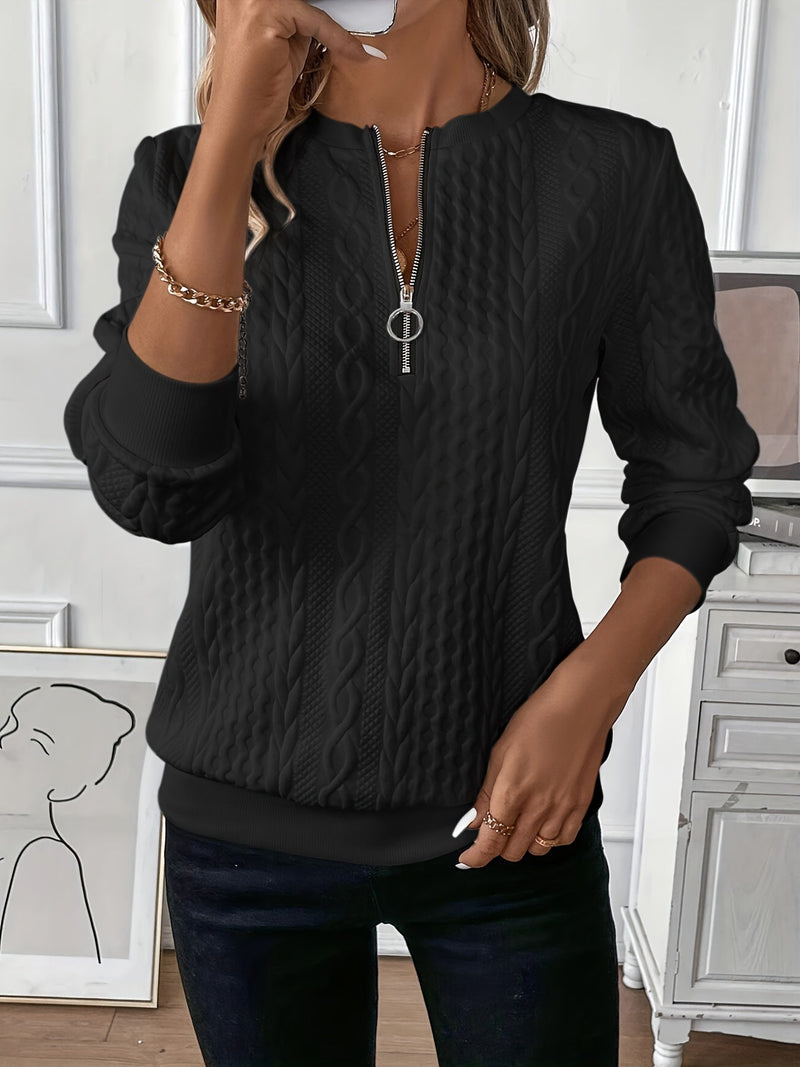 Rhea | Pull avec fermeture éclair