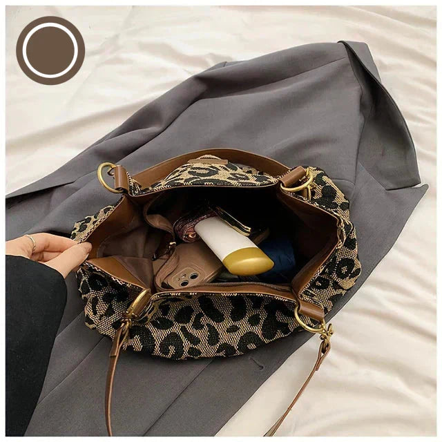 Olivia™ - Sac fourre-tout en toile avec détails faits main