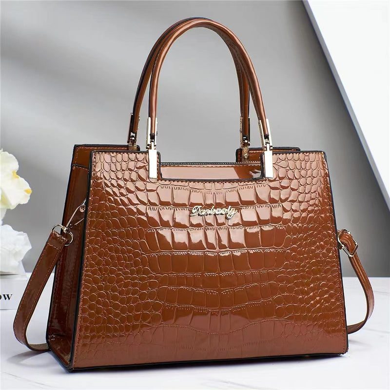 Brooklyn™ Shine | Sac de luxe embossé croco