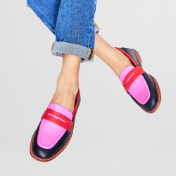 Mocassins colorés et joyeux