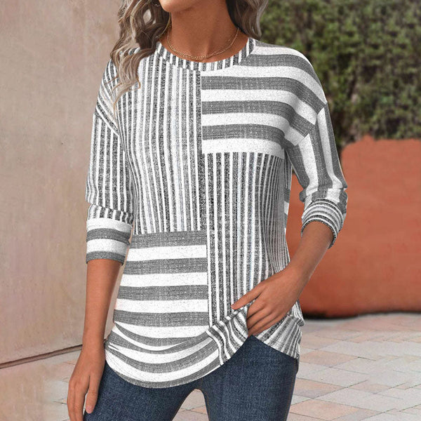 Miki | Blouse Confort à Rayures