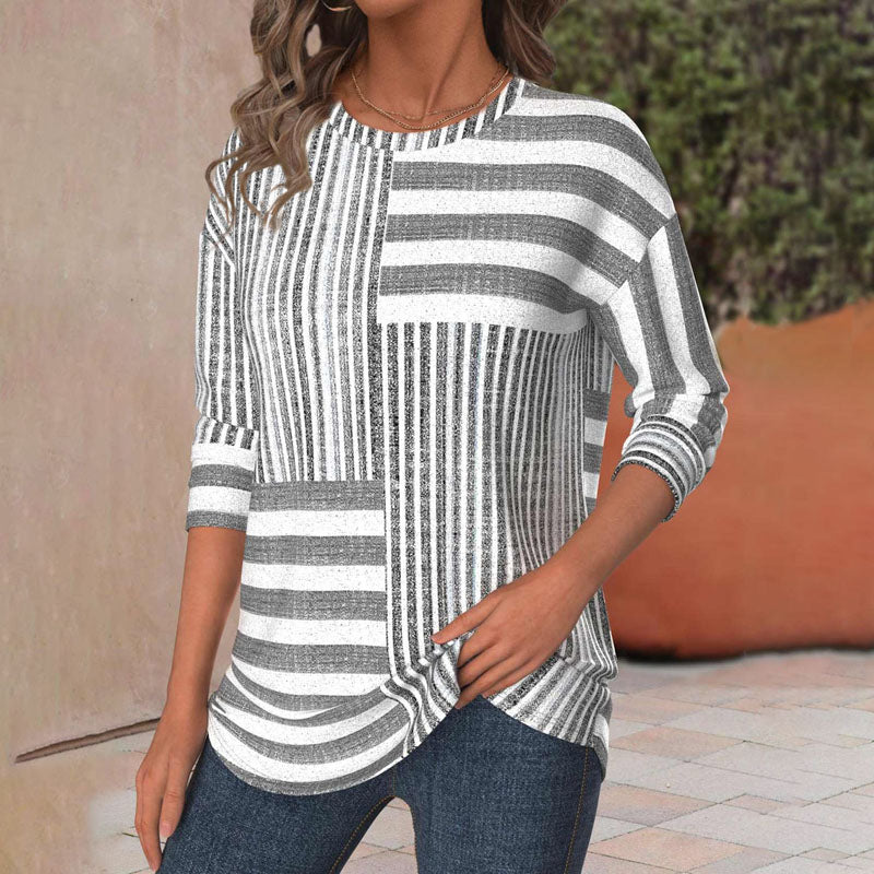 Miki | Blouse Confort à Rayures