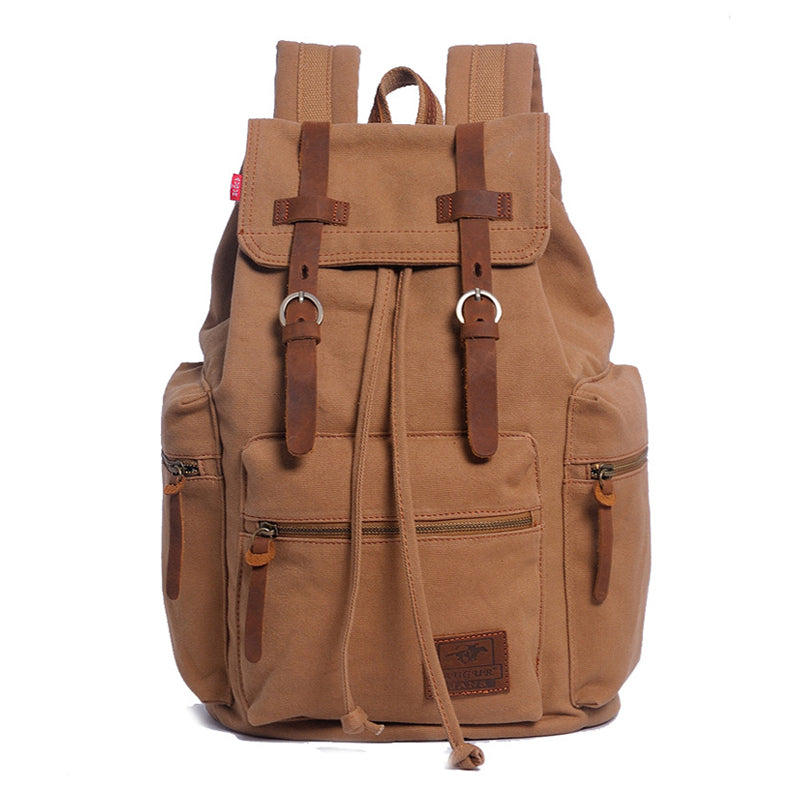 Jackson™ - Sac à dos vintage à rabat avec multiples poches