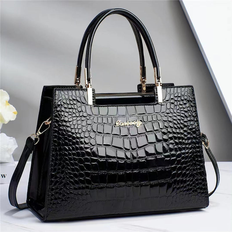 Brooklyn™ Shine | Sac de luxe embossé croco