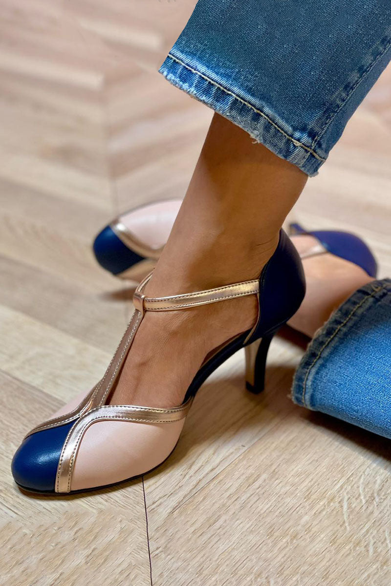 Laya™ | Talons à bride en T, bout rond, colorés et confortables