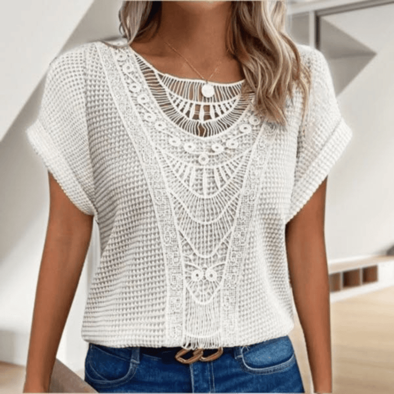Lorine | Blouse élégante inspirée d'Ibiza