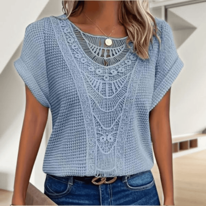 Lorine | Blouse élégante inspirée d'Ibiza
