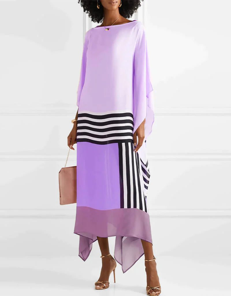 Rilinda | Kaftan élégant avec imprimé géométrique