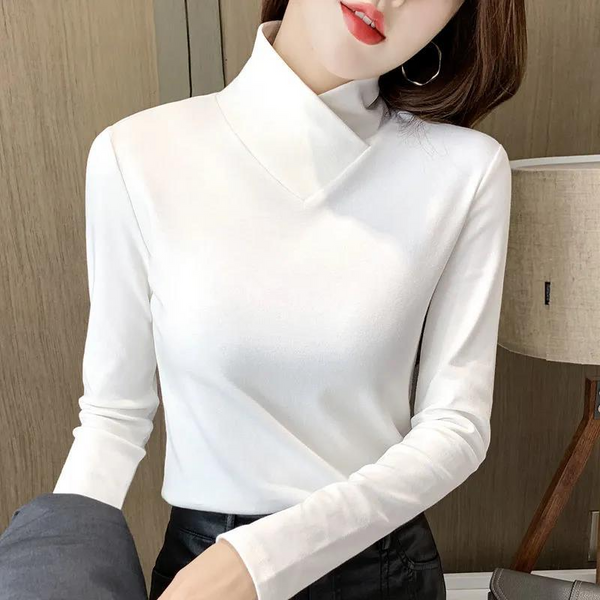 Charlotte - Pull à col roulé chic en maille