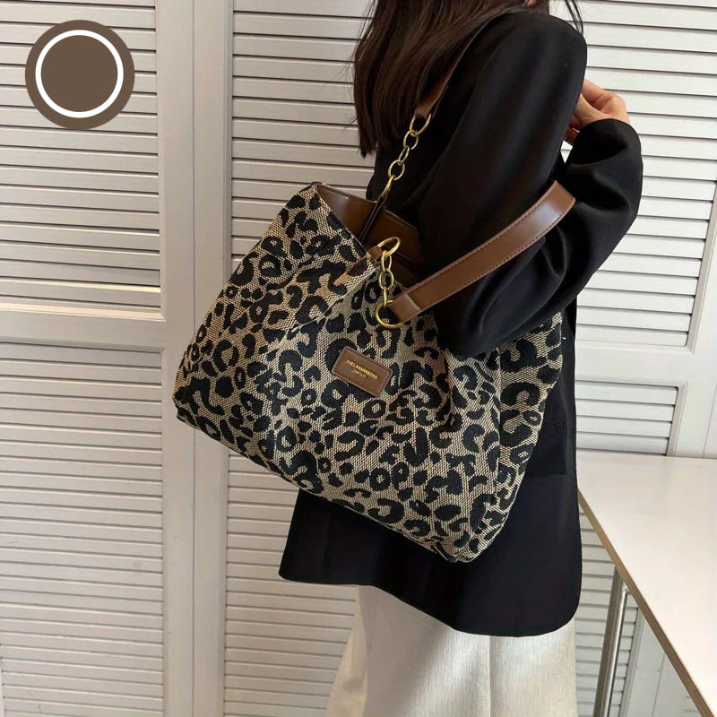 Olivia™ - Sac fourre-tout en toile avec détails faits main