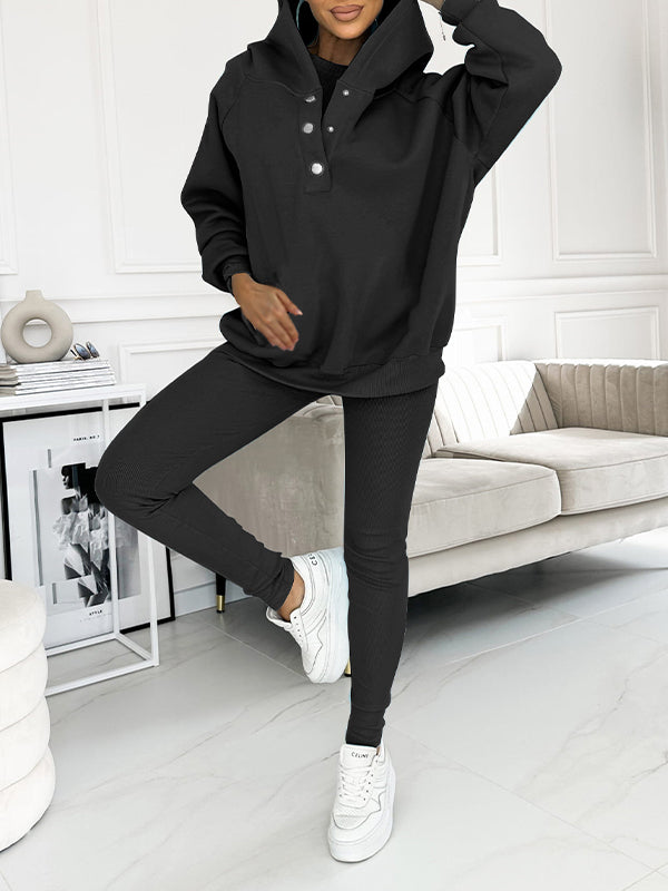Elodie™ - Ensemble avec Pantalon et Sweat à Capuche