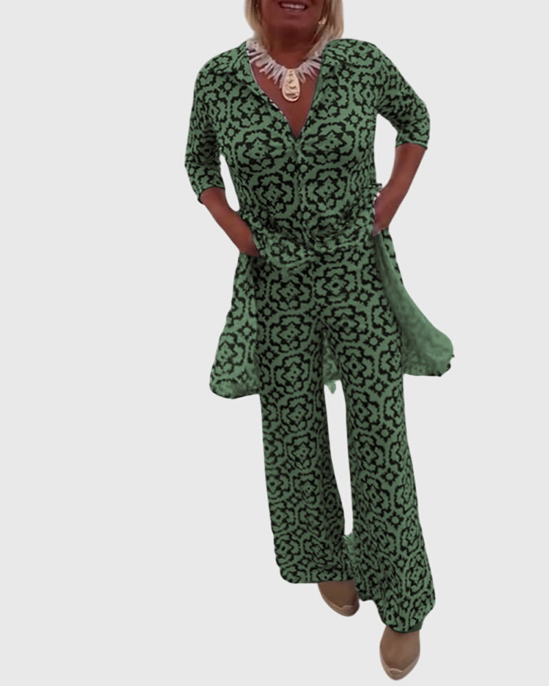 Gabriella™ | Ensemble Deux-Pièces Vintage Élégant