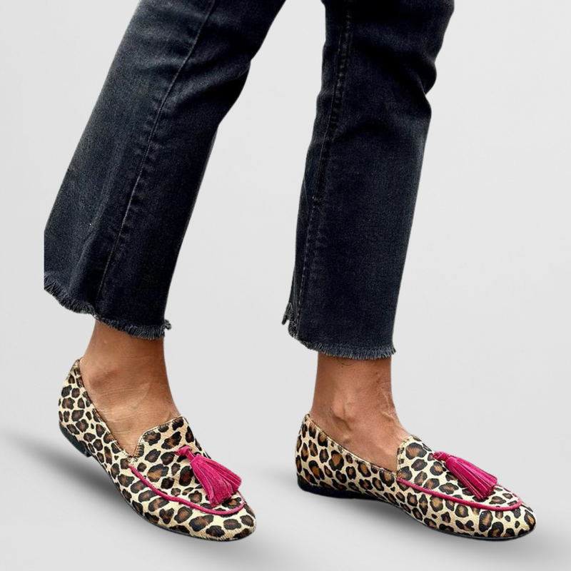 Chaussons décontractés avec pompons