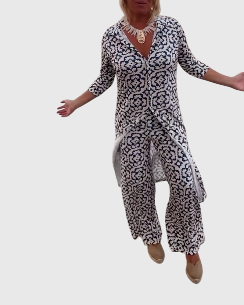 Gabriella™ | Ensemble Deux-Pièces Vintage Élégant