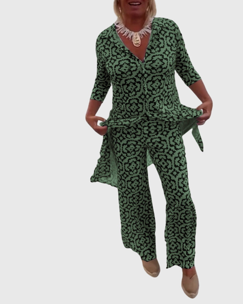 Gabriella™ | Ensemble Deux-Pièces Vintage Élégant