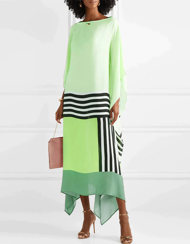 Rilinda | Kaftan élégant avec imprimé géométrique