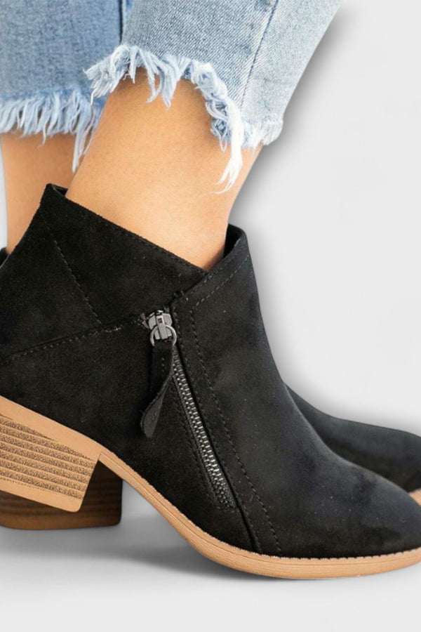 Olivia - Bottes Artivole à talons larges