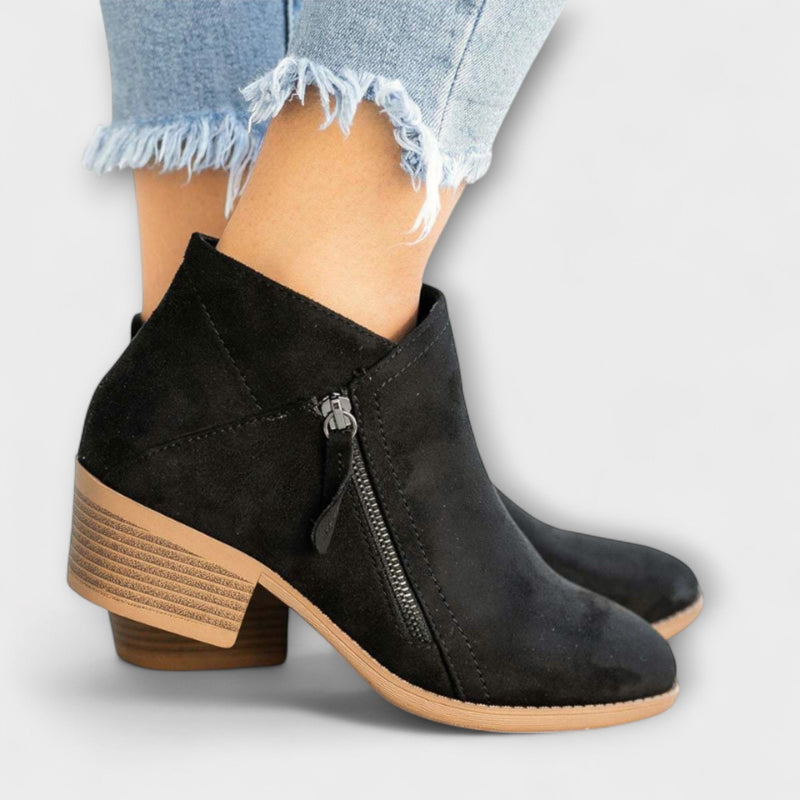 Olivia - Bottes Artivole à talons larges
