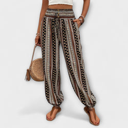 Pantalon avec design ethnographique