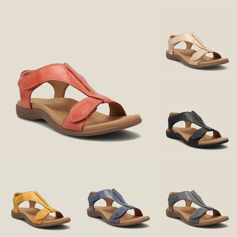 Alina - Sandales orthopédiques décontractées en cuir