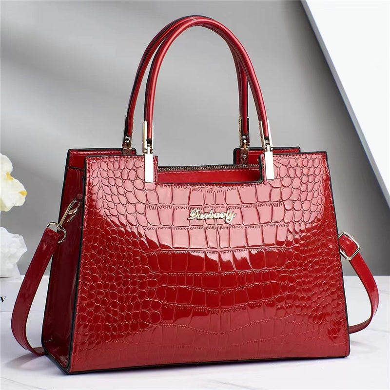 Brooklyn™ Shine | Sac de luxe embossé croco