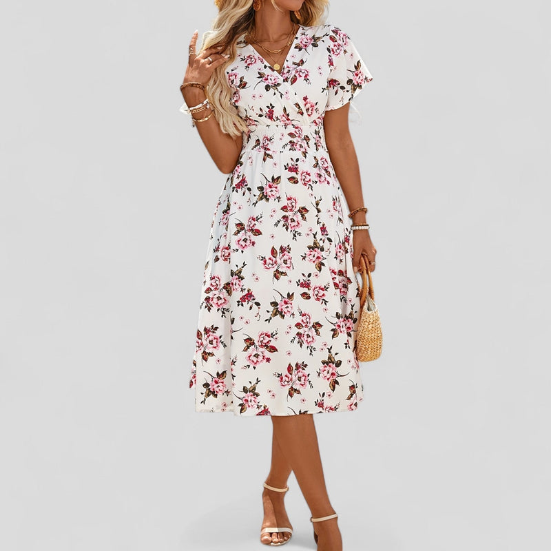 Gretalise | Robe midi d'été confortable