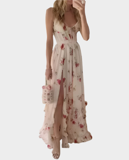 Robe florale aérienne