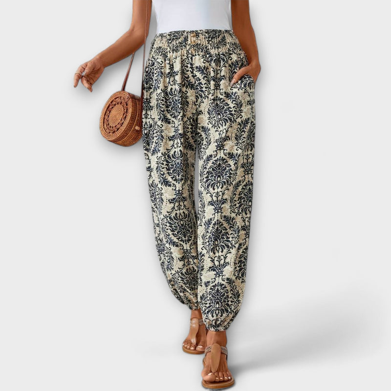 Pantalon avec design ethnographique