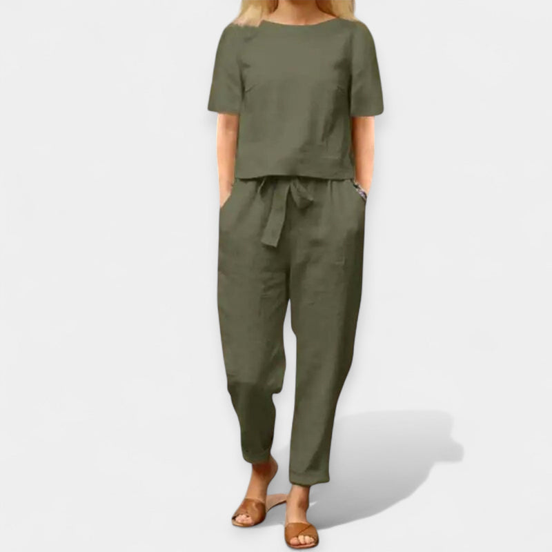 Ensemble aéré bicolore