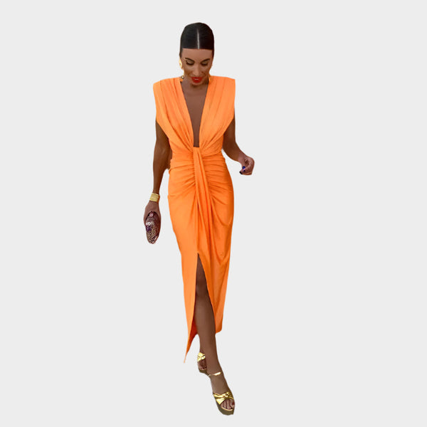 Robe sexy avec design en spirale