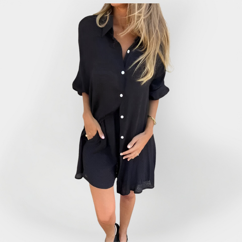 Ensemble blouse et short quotidien