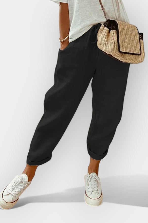 Pantalon léger en lin