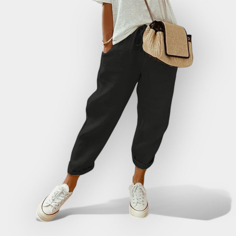 Pantalon léger en lin