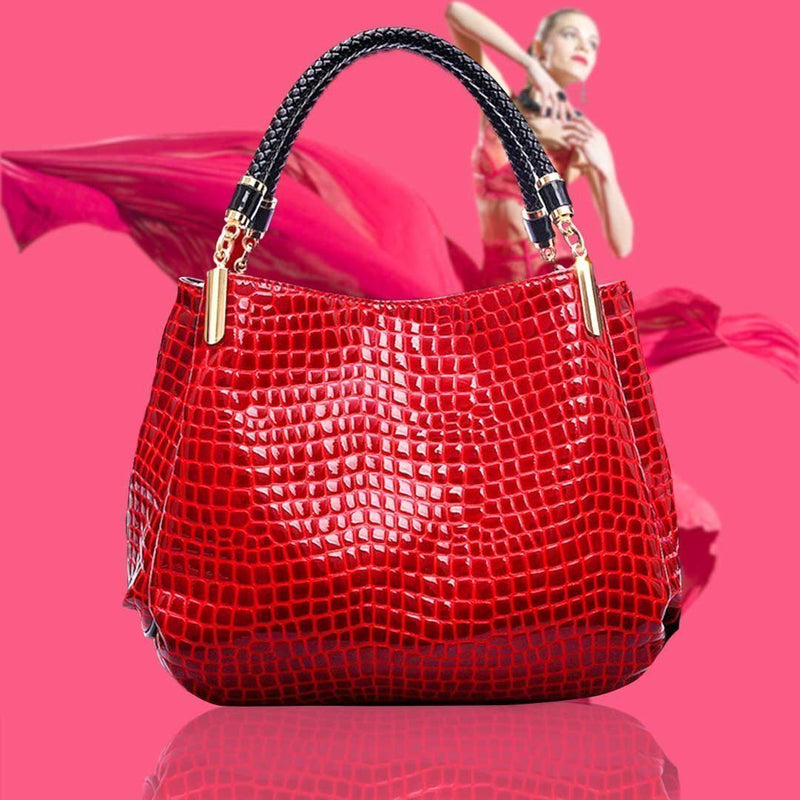 Isabella™ Élégance Durable | Sac à Main Stylé à Motif Croco