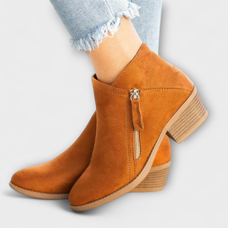 Olivia - Bottes Artivole à talons larges