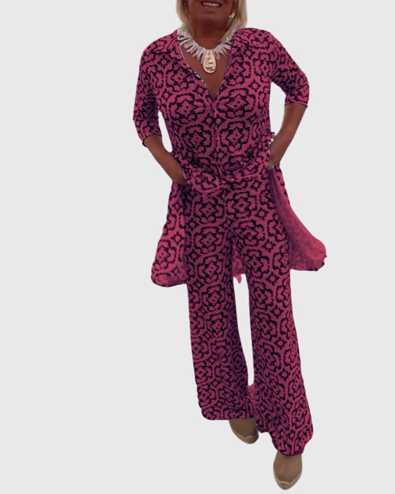 Gabriella™ | Ensemble Deux-Pièces Vintage Élégant