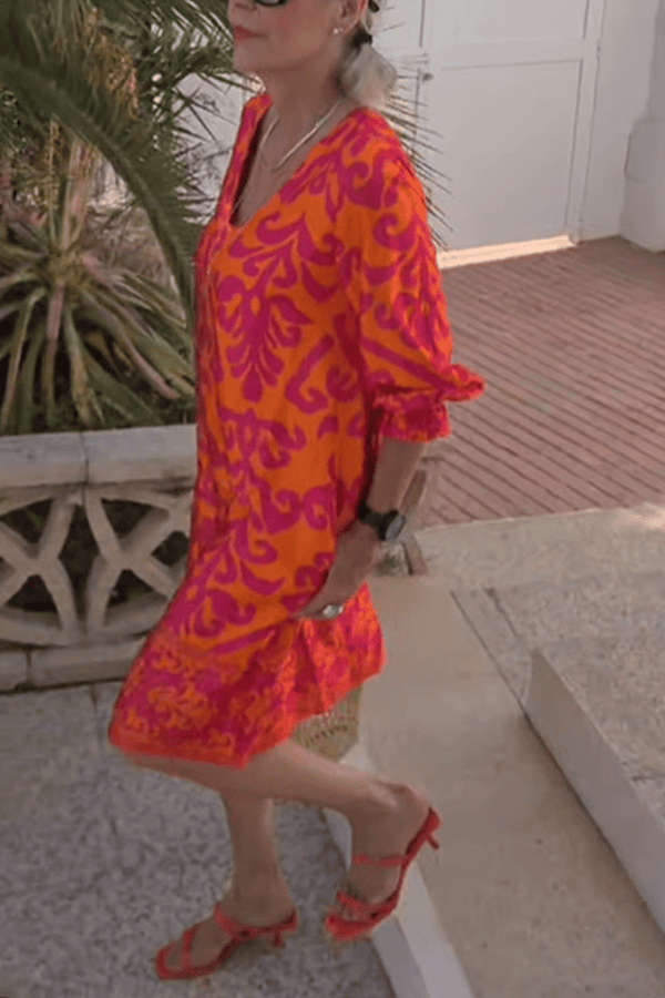 Luna - Robe florale élégante