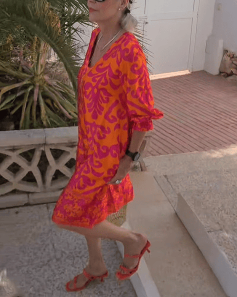 Luna - Robe florale élégante