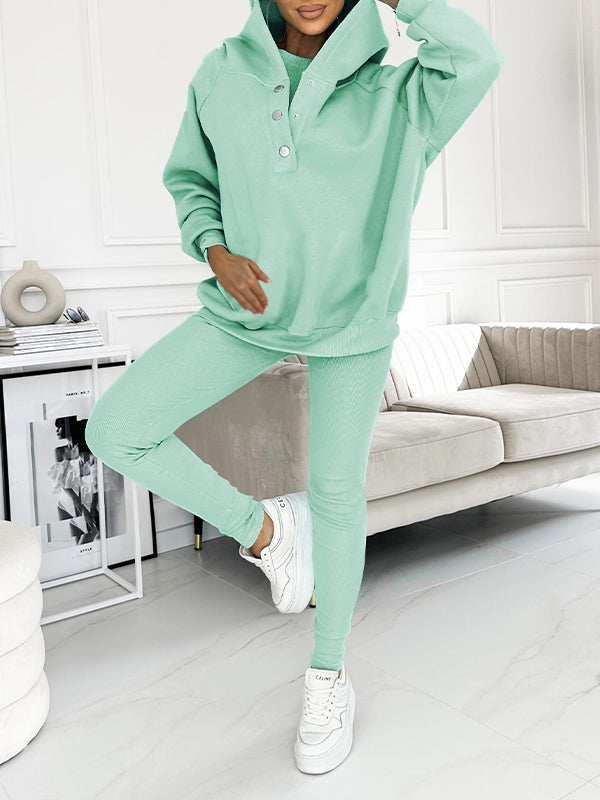 Elodie™ - Ensemble avec Pantalon et Sweat à Capuche