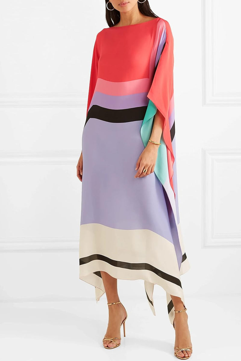 Rilinda | Kaftan élégant avec imprimé géométrique