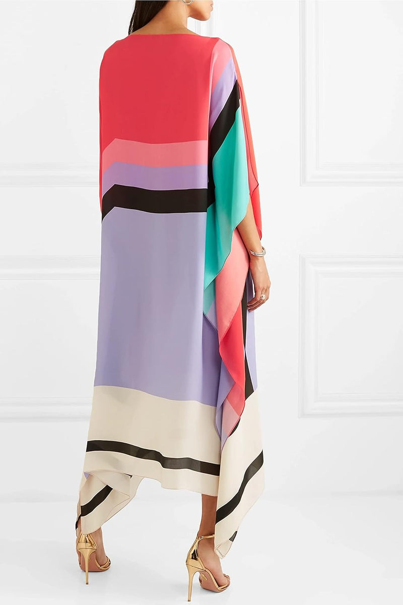Rilinda | Kaftan élégant avec imprimé géométrique