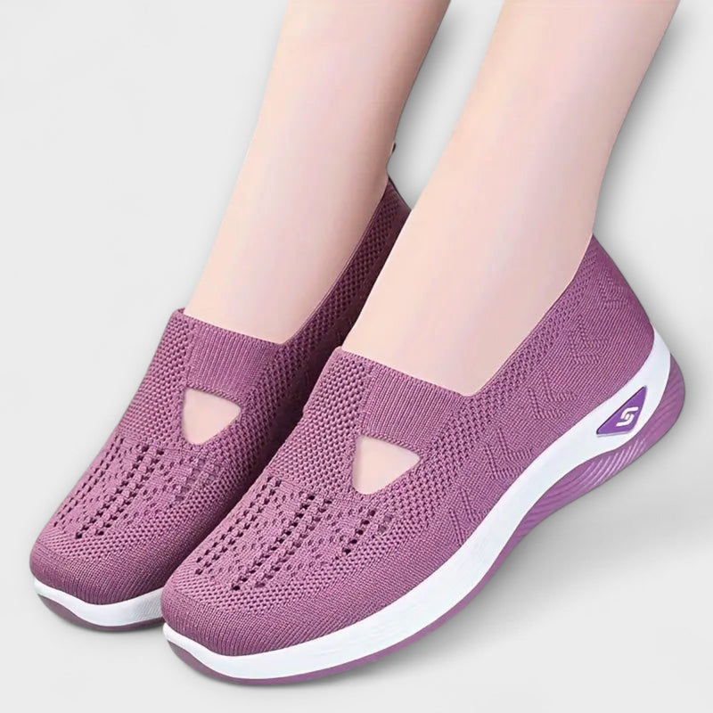 Martha - Bottes orthopédiques confortables en violet