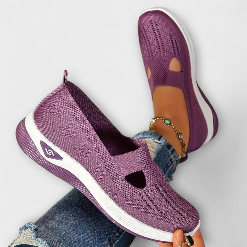 Martha - Bottes orthopédiques confortables en violet