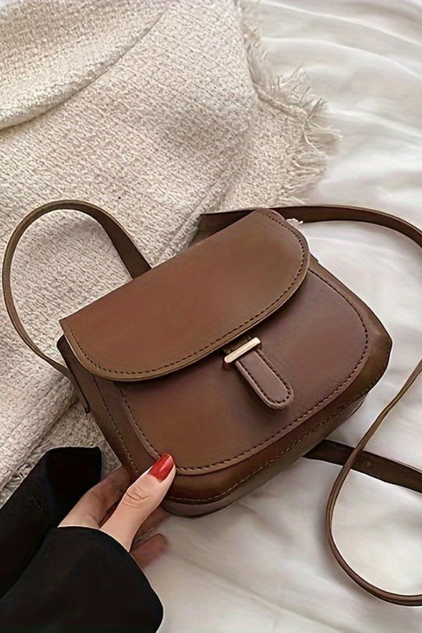 Aria™ Retro Grace | Sac bandoulière élégant en cuir selle