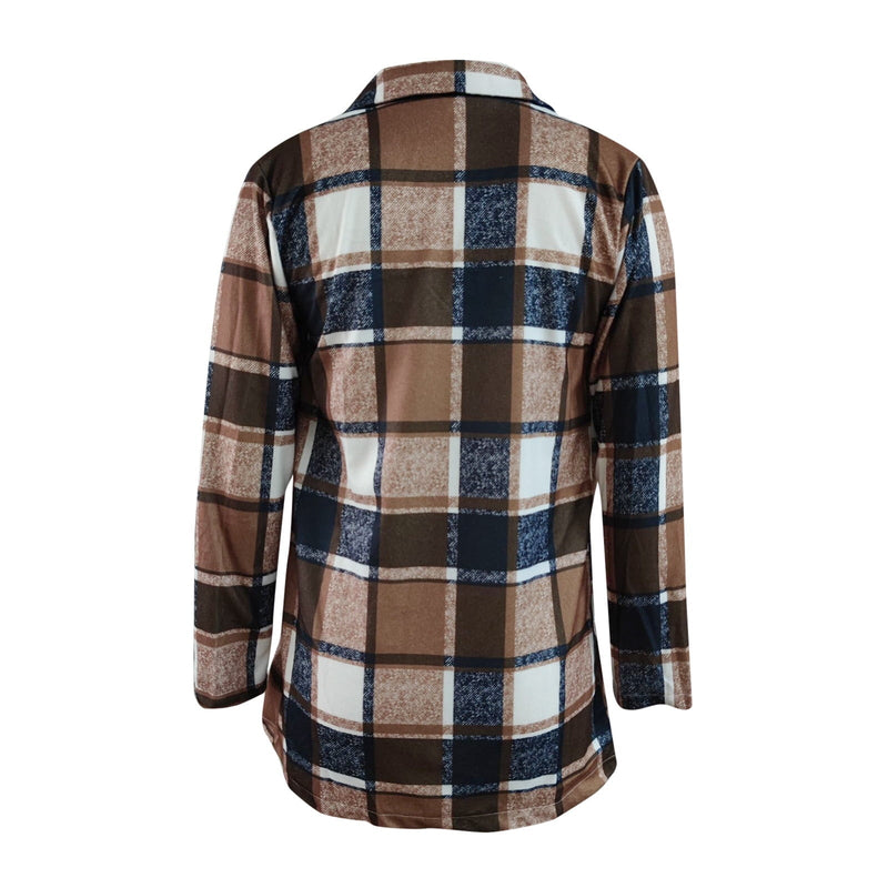 Avery™ - Blazer à carreaux vintage