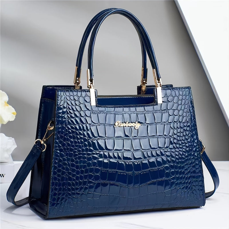 Brooklyn™ Shine | Sac de luxe embossé croco